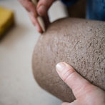 Kerstin Gren in her studio 2018